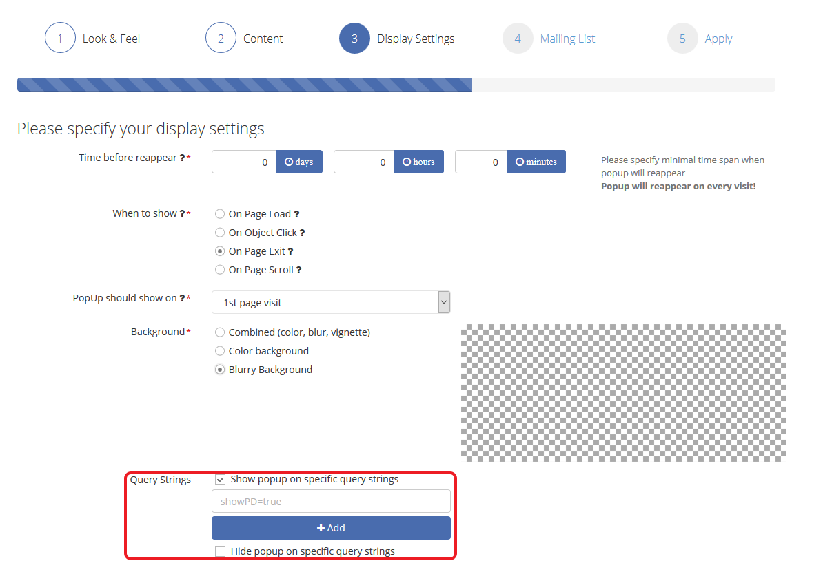 query strings